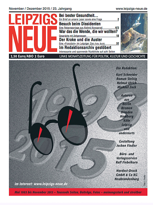 Die letzte LN-Ausgabe